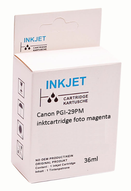 Huismerk Canon PGI-29PM inktcartridge foto magenta