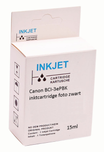 Huismerk Canon BCI-3ePBK inktcartridge foto zwart