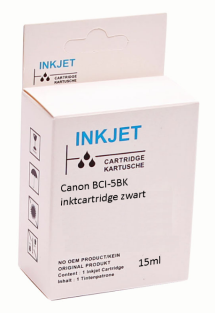 Huismerk Canon BCI-5BK inktcartridge zwart