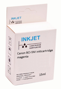 Huismerk Canon BCI-5M inktcartridge magenta