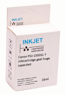 Huismerk Canon PGI-1500XL Y inktcartridge geel hoge capaciteit