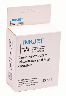 Huismerk Canon PGI-2500XL Y inktcartridge geel hoge capaciteit