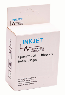 Huismerk Epson T1006 multipack 3 inktcartridges