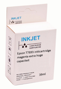 Huismerk Epson T7893 inktcartridge magenta extra hoge capaciteit