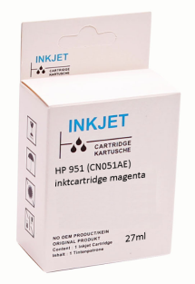 Huismerk HP 951 (CN051AE) inktcartridge magenta