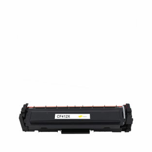 Huismerk HP 410X (CF412X) toner geel hoge capaciteit